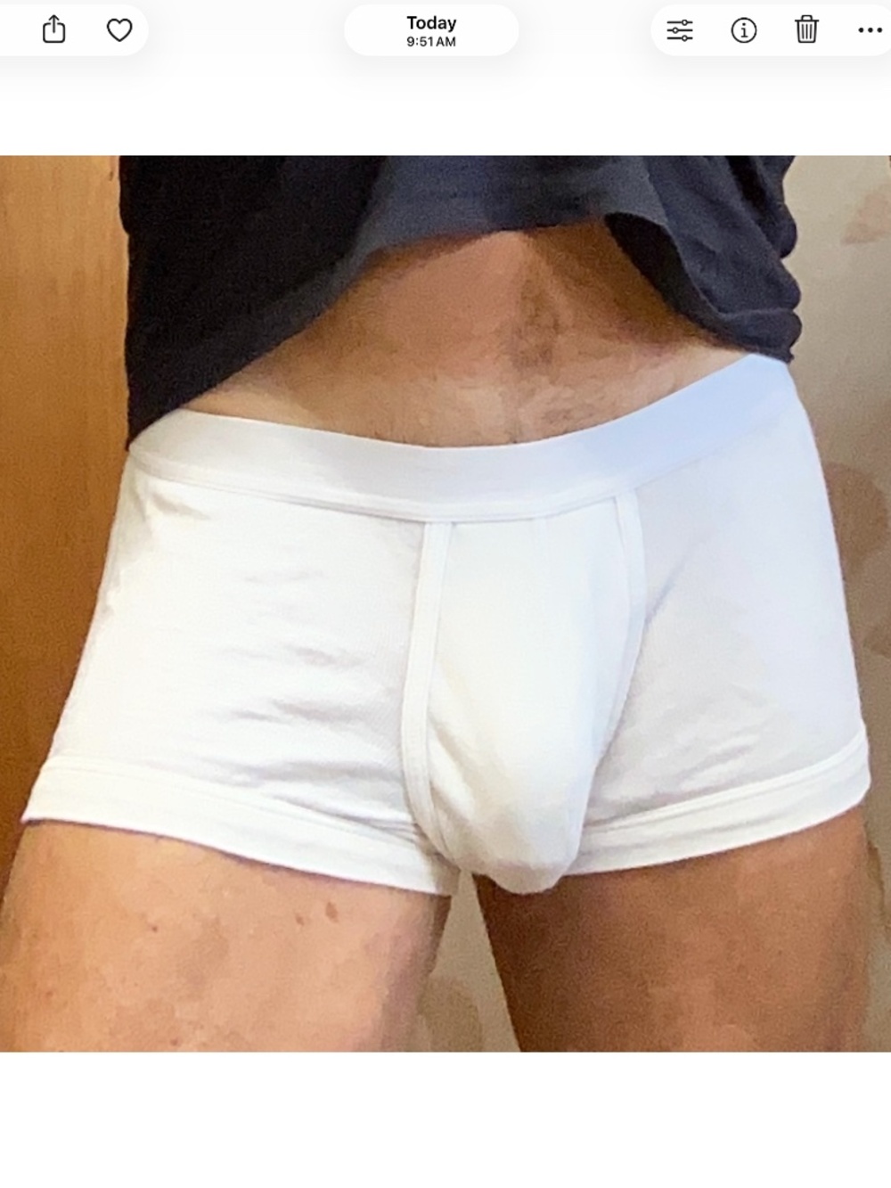 Merona,  vintage white trunks medium